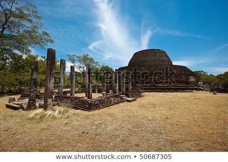 Stock photo: Ancient Buddhist Dagoba Stupe Pabula Vihara Sri Lanka