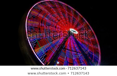 Stock photo: Detail Of A Colorful Big Wheel