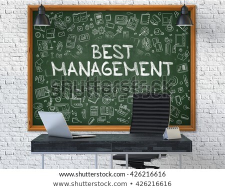 Stockfoto: Crm Consulting Drawn On White Brick Wall 3d