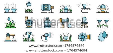 ストックフォト: Flat Colored Vector Icon For Fertilization