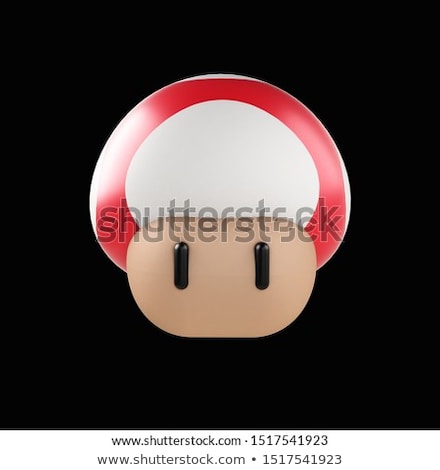 Stockfoto: 3d Rendered Illustration Of A Mushroom Character