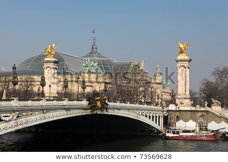 Alexander Iii Bridge Paris Ile De France France Foto stock © jorisvo