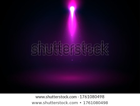Stockfoto: Purple Spotlight Rays Falling From Above Background
