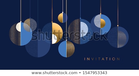 Stok fotoğraf: Blue Christmas Abstraction