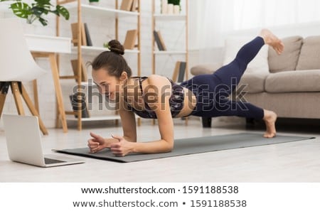 Stockfoto: Woman Doing Yoga