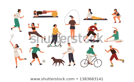 Stock photo: Dog With Dumbbell