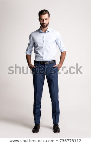 Stock fotó: Elegant Businessman Standing