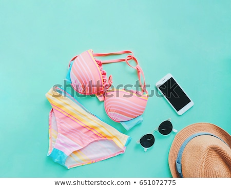 Foto stock: Summer Vacation Items And Accessories