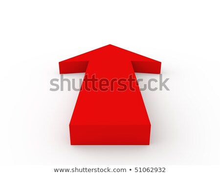 [[stock_photo]]: Red Arrows Directed To Camera Isolated On White