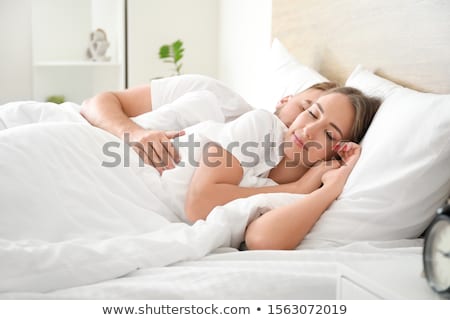 Foto stock: Young Couple Sleeping