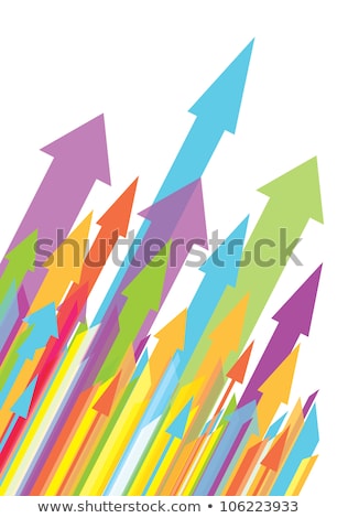 Stock foto: Multiple Unidrectional Arrows