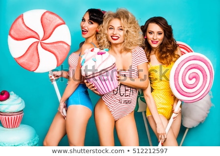 Stock foto: üßigkeiten · Mädchen