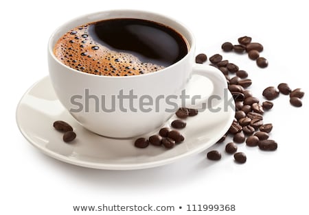 Foto stock: Cup From Coffee Grains