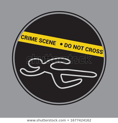 Foto stock: Murder Outline Icons