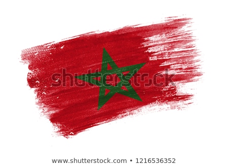 ストックフォト: Marocco Grunge Flag