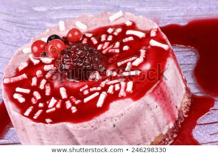 Stockfoto: Wild Berries Bavarian Cream Bavarese