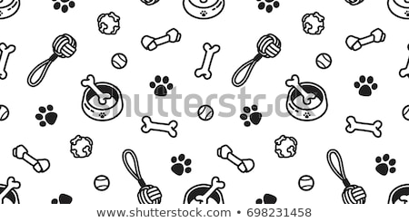 Stockfoto: Vector Seamless Dog Pattern