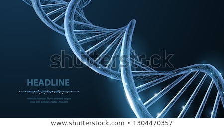 Сток-фото: 3d Illustration Of Abstract Dna Helix Isolated