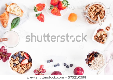 Stock photo: Healthy Breakfast With Croissants