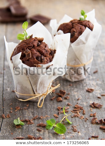 ストックフォト: Chocolate Muffins Photography
