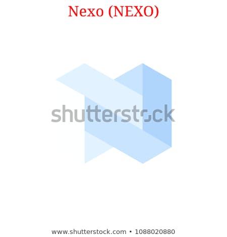 Stock foto: Nexo - Nexo The Market Logo Of Money Or Market Emblem