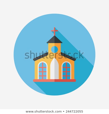 Stock foto: Christianity Flat Icon