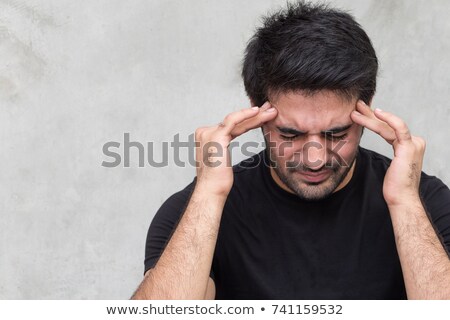 Сток-фото: Unhappy Indian Man Suffering From Headache