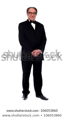 Elderly Man In Tuxedo Foto stock © stockyimages
