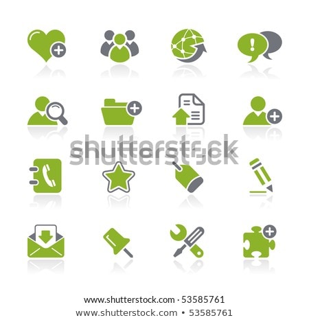 Search Green Vector Icon Button Foto d'archivio © Palsur