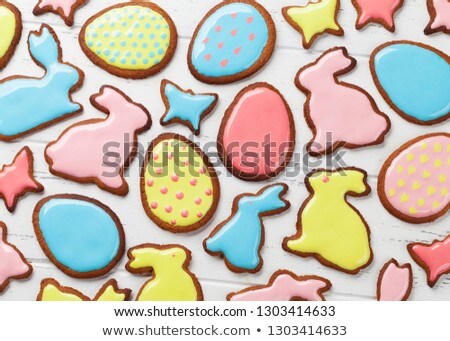 Stock fotó: Easter Gingerbread Cookies