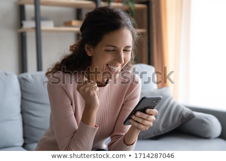Stockfoto: Reading Message From Beloved One