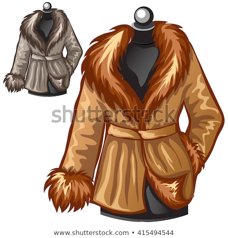 Mannequins Wearing Fur Coats In A Clothing Store Foto stock © lady-luck