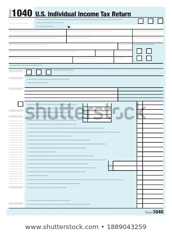 Modulo 1040 Foto d'archivio © enterlinedesign