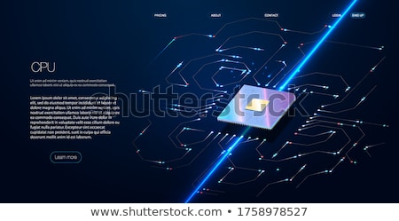 Stock fotó: Electronic Chip