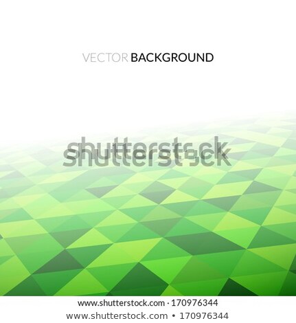 Abstract Pixel Horizon In Blue And Green [[stock_photo]] © sidmay