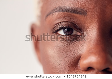 Foto stock: Young Woman Close Up