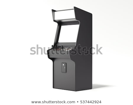 Stock photo: Gaming Machine Isolated On A White Background 3d Rendering