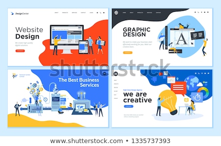 Design Services Abstract Concept Vector Illustrations ストックフォト © PureSolution