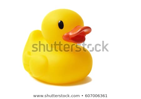 Stock fotó: Yellow Duck Isolated