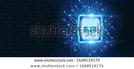 Foto stock: B2b Concept