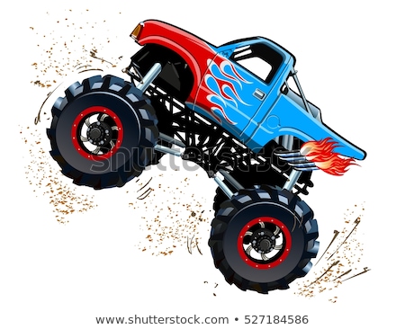 Cartoon Monster Truck Imagine de stoc © Mechanik