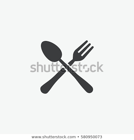 Сток-фото: Fork And Spoon On Table