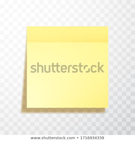 Stock photo: Yellow Stick Note