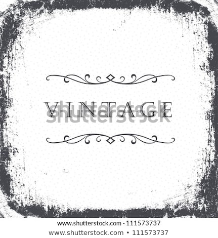 Grunge Frame With A Space For A Text Stock fotó © pashabo