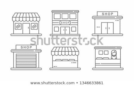 Stock foto: Grocery Store Icon Set