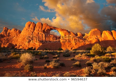 ストックフォト: Skyline Arch Arches National Park Utah Usa