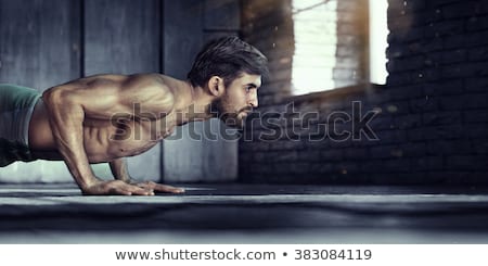 Stok fotoğraf: Young Athlete Man