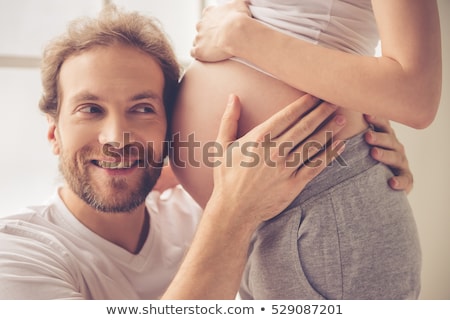 Foto stock: Pregnant Woman With His Mom
