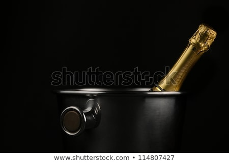 Stockfoto: Bottle Of Champagne In A Champagne Bucket