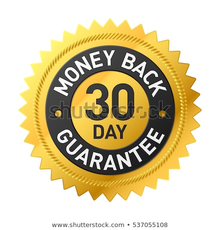 Foto stock: Money Back And Guarantee Labels Illustration